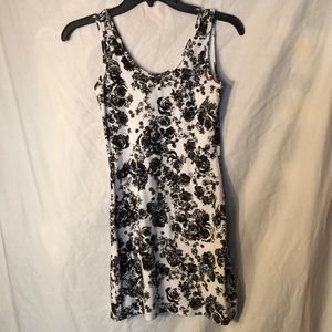 Gentle fawn flower print tank top dress size XS